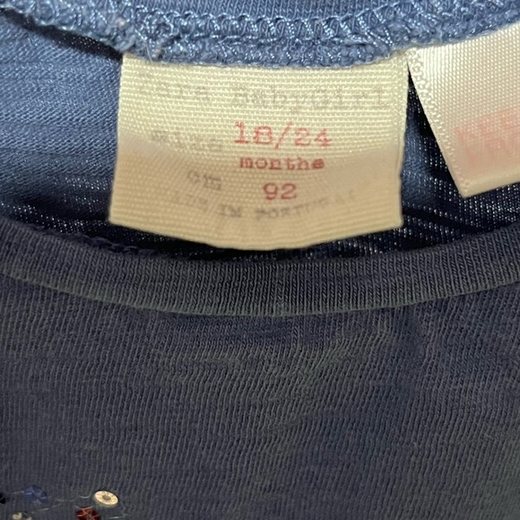 Zara Kids Navy Graphic Tee - Picture 3 of 5